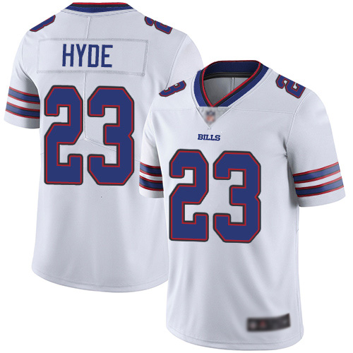 Men Buffalo Bills #23 Micah Hyde White Vapor Untouchable Limited Player NFL Jersey->nfl t-shirts->Sports Accessory